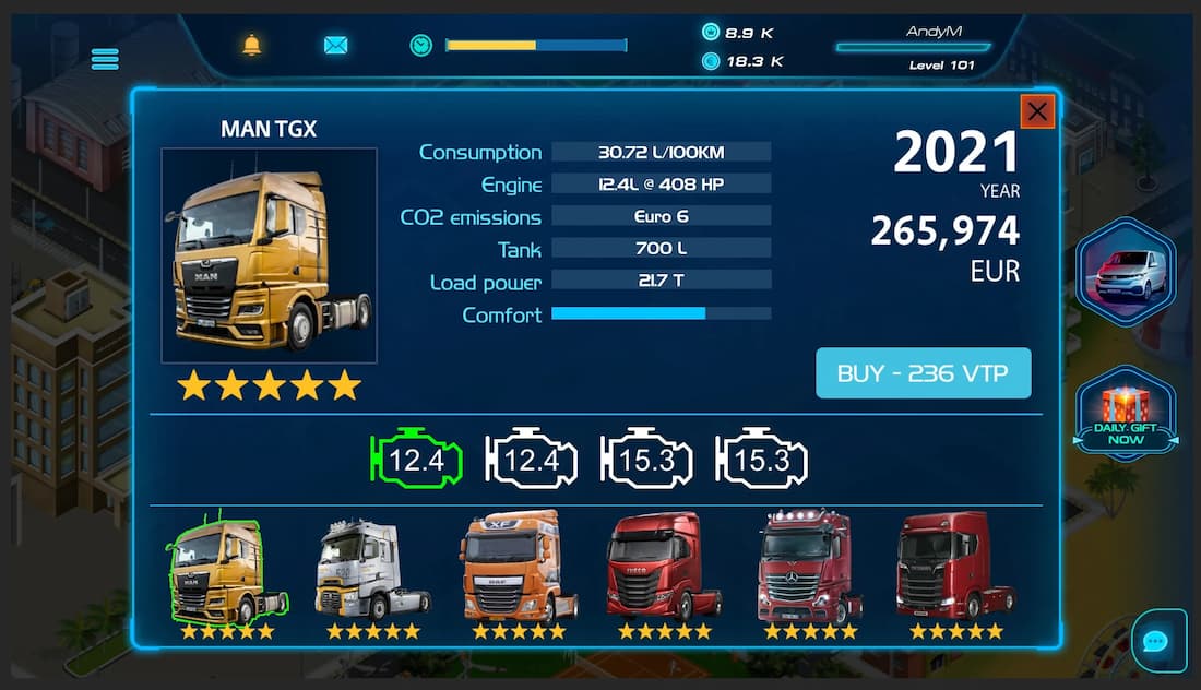 tải Virtual Truck Manager 2 Tycoon mod